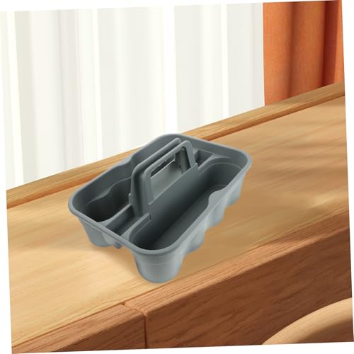 Plastic Cleaning Tote Organizer with Handle Capacity Storage Basket for Car Detailing Supplies Durable and Lightweight Design for Home and Office Use