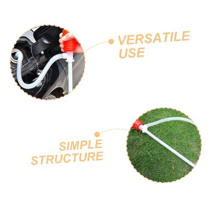 Mobestech 2pcs Manual Siphon Hose Kit for Cars Transfer Water Syphon Hose for Efficient and Fluid Transfers Automotive Accessory Design