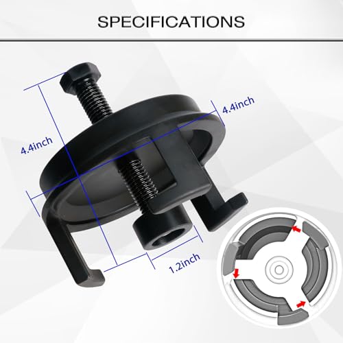 ReluxGo 25264 Harmonic Balancer Puller for GM, LS Crank Pulley Puller for GM Chrysler Jeep Dodge, Harmonic Damper Puller for Engine Balancer Removal Replacement - size: GM Harmonic Balancer Puller
