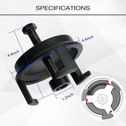 ReluxGo 25264 Harmonic Balancer Puller for GM, LS Crank Pulley Puller for GM Chrysler Jeep Dodge, Harmonic Damper Puller for Engine Balancer Removal Replacement - size: GM Harmonic Balancer Puller