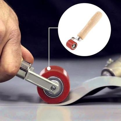 1600W Hot Air Plastic Welder Gun Plastic Repair Welder Kit, PVC Vinyl Rod Welding Gun, Flat Welding Nozzles, Various Welding Flooring Roofing Accessories Tool Set - style: Upgraded Flat Nozzles Welder Set