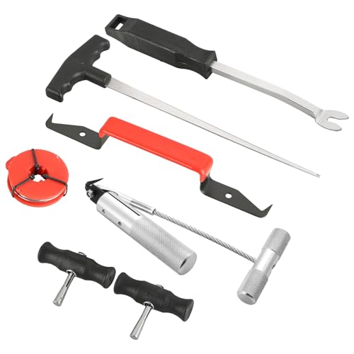 7PCS Windshield Removal Tool Kit | Automotive Wind Glass Removal Hand Tool Car Windscreen Remover Set for Classic Vintage Car Windscreen Remover Set