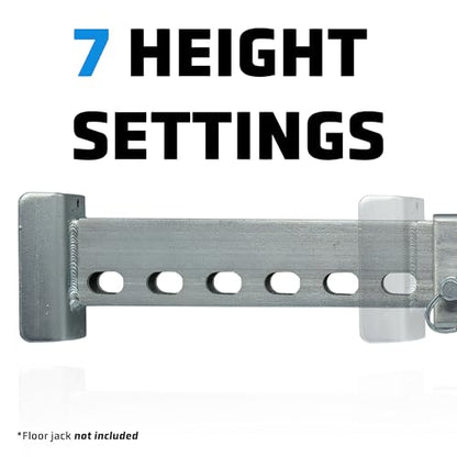 AGM Jack Rod Support Bar – 3.5 Ton Locking Bar | Jack support bar, 3.5-ton capacity, 14-inch travel, floor jack accessory - size: 3.5 Ton