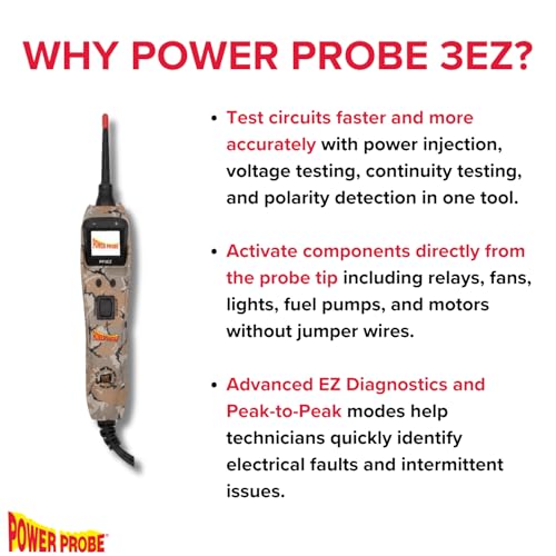 Power Probe 3EZ Circuit Tester with Diagnostic Mode (PP3EZCAMOCS) - color: Camo - Limited Edition