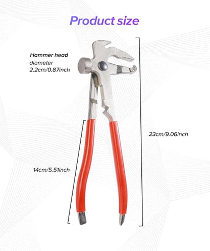 Wheel Balancer,Car Accessories Universal Tire Hammer,Automotive Tire Repair Tools Wheel Weight Pliers,Used to Adjust Clip-on Balancing Wheels Weights,Suitable for Most Cars,SUVs,Trucks