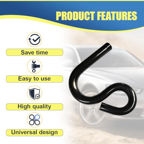 YoRise Automotive 6007 Lower Control Arm Prying Tool, High Strength Suspension Bushing Helper Remover, Specialty Vehicle Lower Ball Joint Repair Tool for 7/8 Inches Diameter Pry Bar(Black) - color: Black