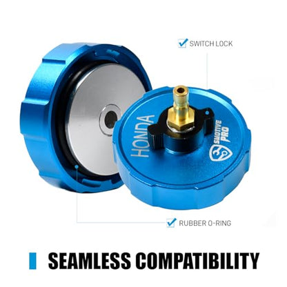 SMOTIVEPRO 56mm Master Cylinder Bleeder Adapter Compatible with Honda Accord, Aluminum Alloy Brake Bleeder Adapter - size: HONDA Master Cylinder Adapter