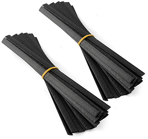 JOUNJIP PolyPlaz Plastic Welding Rods for TPO TEO & PP Bumper Kayak Repairs, Flat Ribbon (40pack, PolyPlaz-Black) - size: 40pack, style: PolyPlaz-Black