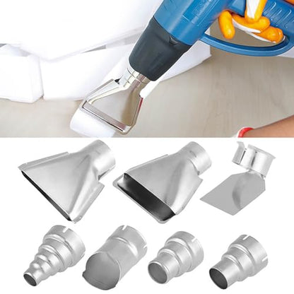 7PCS Heat Guns Nozzle Attachments Stainless Steel for 35-40mm Hot Air Soldering Station