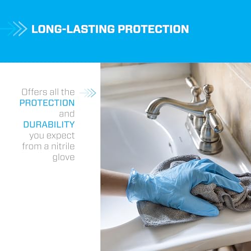 Mr Clean Bio-Nitrile Disposable Gloves 200 Count - size: 200 Count (Nitrile)