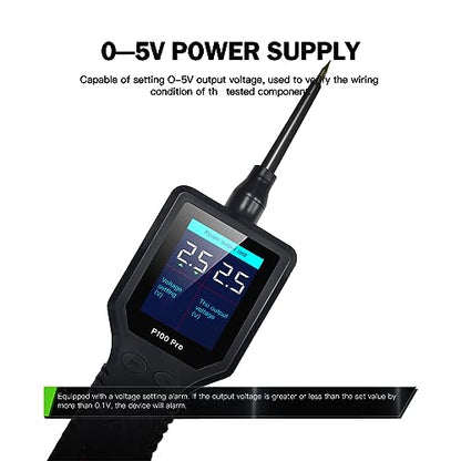 TopDiag P100 Pro 9-30v car Circuit Tester Automotive, Power Circuit Probe Kit Multimeter Digital Oscilloscope Test Tool (P100 Pro) - color: P100 Pro