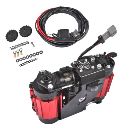 CKMTA12 High Output Twin Air Compressor for Universal, Red | High Output, Universal - color: CKMTA12 Red