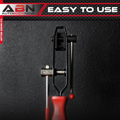 ABN CV Joint Ear Clamp Banding Tool & Boot Crimp Pliers 2-Piece Kit 10mm Fuel, Cooling System, Vacuum Hose Clamping Set
