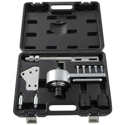 maXpeedingrods 303-1611 Engine Crankshaft Belt Pulley Removal Tool, for Ford 1.0 & 2.0 ECOBOOST Duratec Engines, with 21mm/24mm Center Socket, 1:5 Torque Multiplier