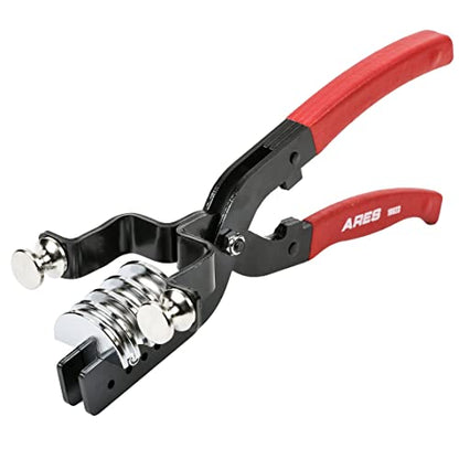 ARES 10023-4-in-1 Quick Change Tubing Bender Pliers - Easily Make 90 Degree Bends in Brass, Copper, Steel, Stainless and Aluminum - Works for 3/16-Inch, 1/4-Inch, 5/16-Inch, and 3/8-Inch Tubing - size: 4-in-1 Quick Change Tubing Bender Pliers