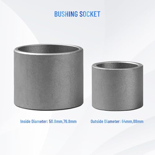 Bushing Press Kit Compatible with Volkswagen Audi Special Chassis Lining disassembly Tool, Rear axle Lower Support Swing arm Iron Sleeve Rubber Sleeve Replacement Tool