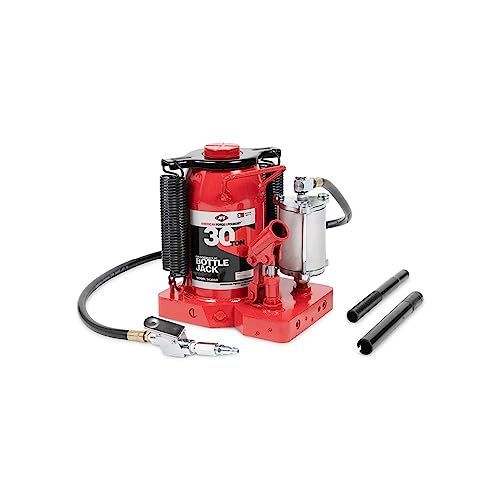 AFF 30 Ton Bottle Jack - Manual & Air Assist Hydraulic Jack for Lifting Heavy Trucks & Equipment - Super Duty - size: 30 Ton Capacity, style: Standard Profile