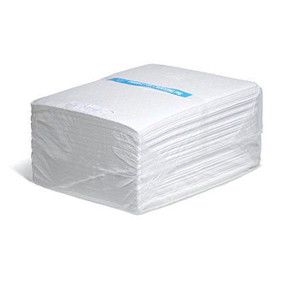 PIG Oil-Only Absorbent Mat Pad | Pack of 100 Mediumweight Oil Pads | Absorbs Oil | 23 oz Absorbency | 20" L x 15" W | MAT455 - style: Without Dispenser Box