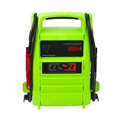 Schumacher Electric DSR Pro Series Portable Jump Starter & Power Station - 12V Jump Box for Car, SUV & RV Batteries - 2000 Peak Amps & 325 Cold Cranking Amps - 12V DC Power Outlet - DSR168G