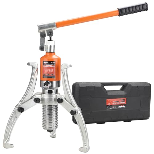 10T Hydraulic Gear Puller, 2/3 Jaw Bearing Puller Kit with 9.8 Inch Spread, Heavy Duty Wheel Hub Separator for Automotive Industrial Machinery Maintenance, Forged Steel, YL-10T - size: YL-10T