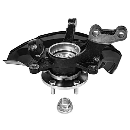 Detroit Axle - FWD Front Steering Knuckles & Wheel Hub Bearings Outer Tie Rods Replacement for 2004 2005 2006 2007 Toyota Highlander 3.3L - size: 4SU47820/Kit