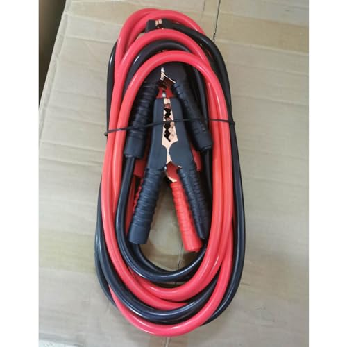 Alomejor Jumper Cable Heavy Duty Booster Cable Pure Copper and Rubber Strong Clamp Extended Wire for Cars Trucks SUVs and Agricultural Commercial Vehicles (3 Meter/9.84ft 2000A) - size: 3 Meter/9.84ft 2000A