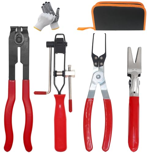 CV Axle Boot Clamp Tool Relay Puller Plier Tool For Auto UTV ATV Repair | CV Boot Clamp Plier CV Axle Boot Clamp Pliers Hose Removal Plier Relay Puller Pliers