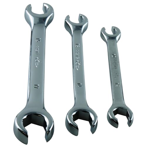 K Tool International Wrench Set Flare Nut 3 Piece Metric