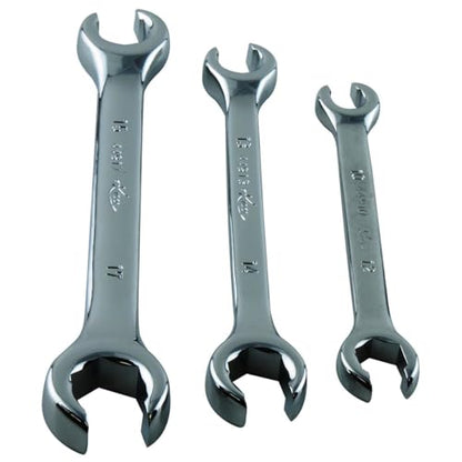 K Tool International Wrench Set Flare Nut 3 Piece Metric