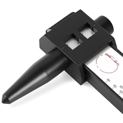 Zpana Car Wheel PCD Gauge, Vehicle Rim Bolt Pattern Measuring Tool, Automotive Lug PCD Ruler Accessories for 4 5 6 8 Holes Sliding Caliper, Universal for SUV, Sedan, Truck