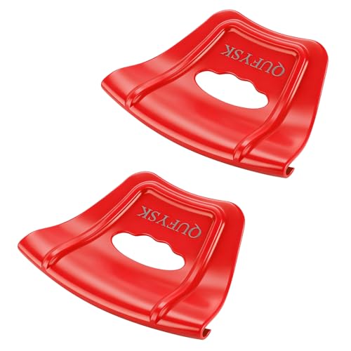 2 Piece Rim Protectors for Tire Changing, Off-Road Wheel Rim Guard Kit, Non Slip, Durable Wheel Rim Protector Tool, Tire Installation Assistance Tool for Motorcycle, Bicycle, Dirt Bike, Red - color: Red