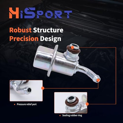 HiSport Fuel Injection Pressure Regulator PR4016 Replacement for Kia Rio 2005-2011 Rio5 Optima 2006-2011 Magentis for Hyundai Sonata Accent 2006-2011 - size: HSFPRR4016