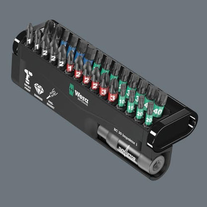 WERA 05057690001 Bit-Check 30 Impaktor 1, 30 Pieces