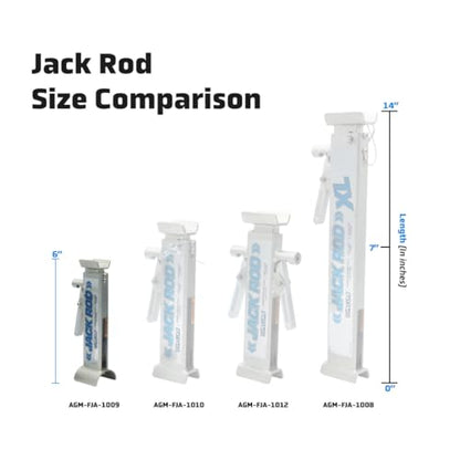 AGM Jack Rod Support Bar – 2 Ton Locking Bar | Jack support bar, 2-ton capacity, 10-inch travel, compact locking design - size: 2 Ton