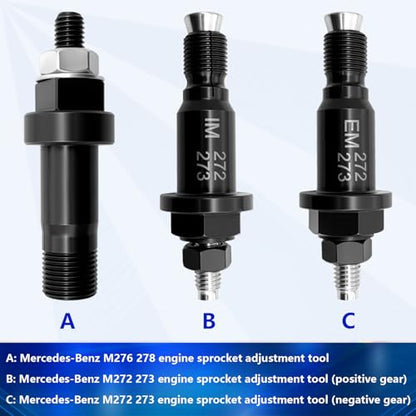 ZKTOOL Engine Timing Gear Camshaft Adjustment Tool Kit Compatible with Mercedes-Benz M272 M273 M276 M278, Prevents Tooth Jumping, Non-Destructive Rotation Angle, Real Car Test