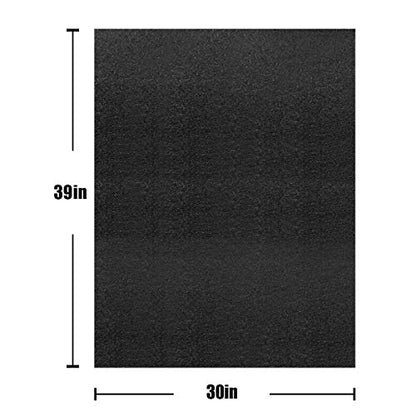 LINLA Premium Absorbent Oil Mat Contains Liquid Garage Floor Mat, Reusable, Washable, Protects Garage Floor or Driveway Surface, Shop,Parking, 30x39 inches - size: 30" x 39"