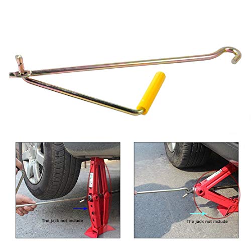 Car Truck Van Scissor Lift Jack Crank Handle, Car Steel Tire Wheel Lug Wrench Scissor Jack Crank