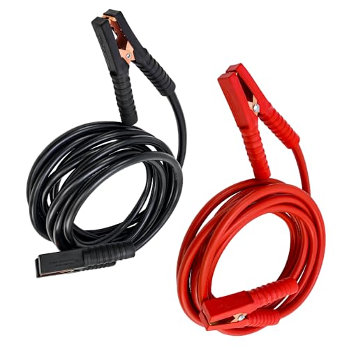 0 Gauge 20FT Jumper Cables, Heavy Duty Booster Cable for Car Van Truck, Commercial Grade Automotive Booster Cables for Jump Starting Dead or Weak Batteries,With Storage Bag & Gloves - size: 0 Gauge - 20FT