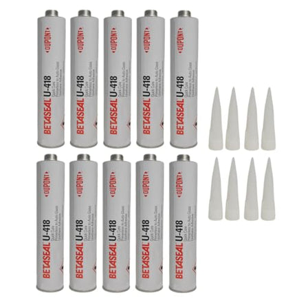 U-418 Auto Glass Urethane Adhesive - Primerless (10 Tubes) 310ml