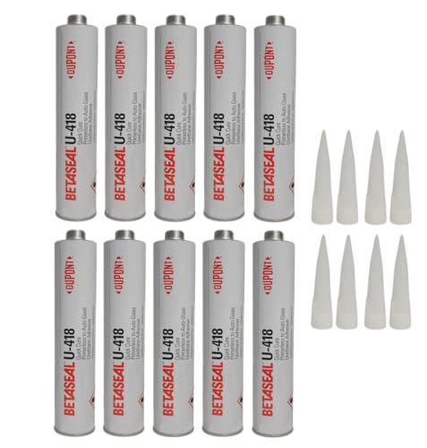 U-418 Auto Glass Urethane Adhesive - Primerless (10 Tubes) 310ml