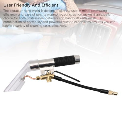 Car Carpet Extractor,Extractor Hand Tool with Viewing Window,Extractors Upholstery and Auto Detailing Hand Wand,Most Portable Carpet Attachment