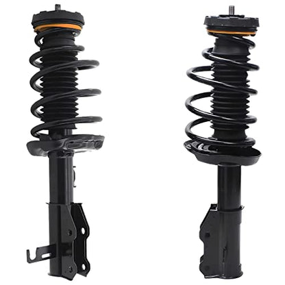 Detroit Axle - Front Struts w/Coil Springs Rear Shock Absorbers Replacement for 2011-2016 Buick LaCrosse FWD 2.4L - size: 4AQ47278/Shock Kit