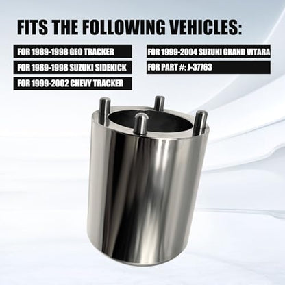 Axle Nut Socket, Spindle Nut Socket 1/2 in Drive, Axle Nut Tool J-37763 for Geo Tracker for Suzuki Sidekick 1989-1998 for Chevy Tracker 1999-2002 for Grand Vitara 1999-2004 Remover Installer