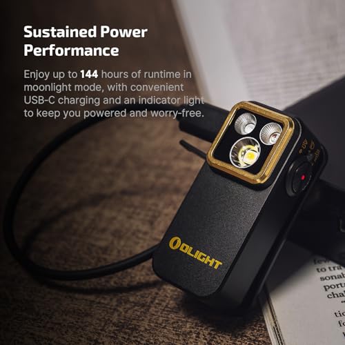 OLIGHT Oclip Pro S Pocket EDC Clip-on Flashlight, Black | RGB, UV, 600 Lumens, USB-C Charging, Flash Modes, Magnetic Clip, Inspection, Signaling, Work, Outdoor Use - color: Black