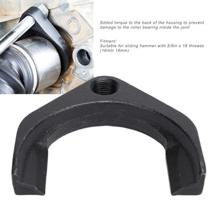 AMAKO 63mm Cv Joint Puller: Inner CV Axle Removal Tool 63mm with Nut - Front Wheel Drive Axle Pulley Fits Slide Hammers with 5/8"-18 Threads