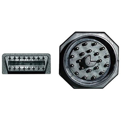 ANCEL Obd2 Female to 20 Pin Extension Convert Adapter OBD1 to OBD II Cable for 20 Pin E31 E32 E34 E36 E39 E38 E53 X 5 Z3 - color: gray