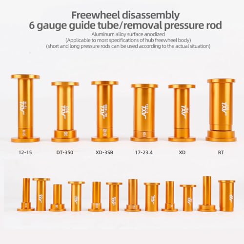 Premium Bike Hub Bearing Press & Removal Tool Kit - Compatible with DT Swiss EXP, DT350, XD, NOVATEC - MTB & Road Bicycle Repair Tools
