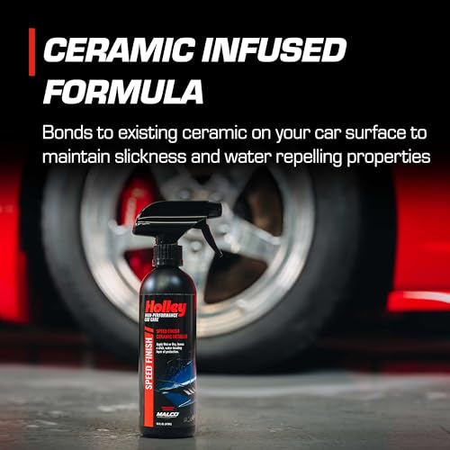 Holley Speed Finish - Ceramic Detailing Spray - High-Performance Car Care, Fast Acting, Quick Drying - Spray on Any Vehicle Surface to Repel Water and Protect Paint - 16 oz. (2 Pack) - color: Ceramic Detail Spray, size: 2-Pack
