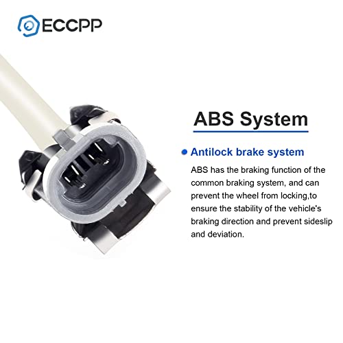 ECCPP 513121 Front Wheel Hub Bearing for Chevrolet Impala 2000-2013 | for Buick Century 1997-2005 5 lugs w/ABS Sensor Pre-Greased Sealed - size: 513121