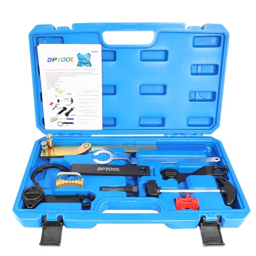 DPTOOL Engine Timing Tool Kit for VAG EA211 1.0 1.2L 1.4L 1.6L FSI TSI TFSI | 9pcs Camshaft and Crankshaft Timing Tool for VW Audi A3 Golf VII Jetta Skoda Octavia/Seat Leon Petrol Engine - size: 9PC
